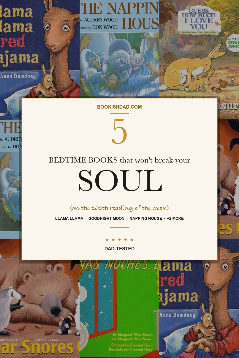 5 Bedtime Books That Won't Break Your Soul pin